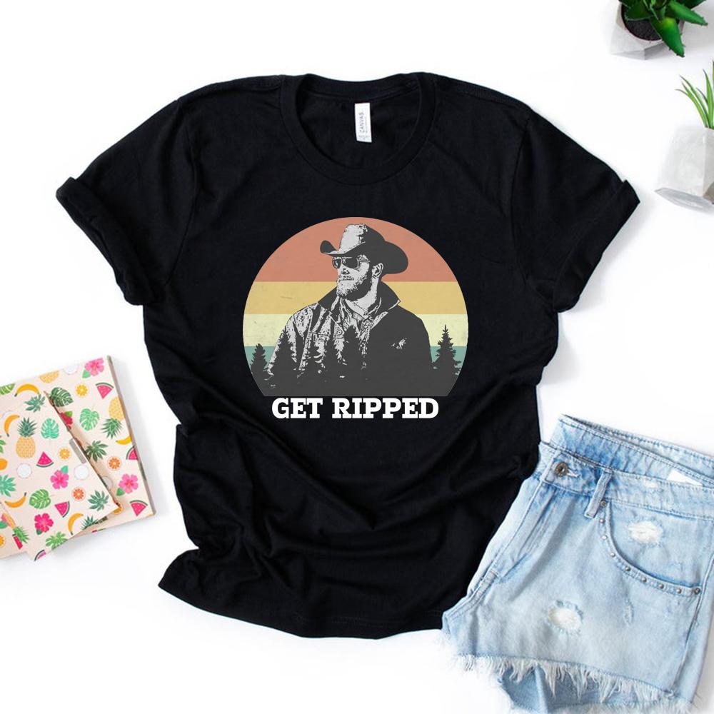 Футболка Get Ripped Футболка Yellowstone Футболка Get Ripped Rip Wheeler Футболка унисекс Топы 2XL