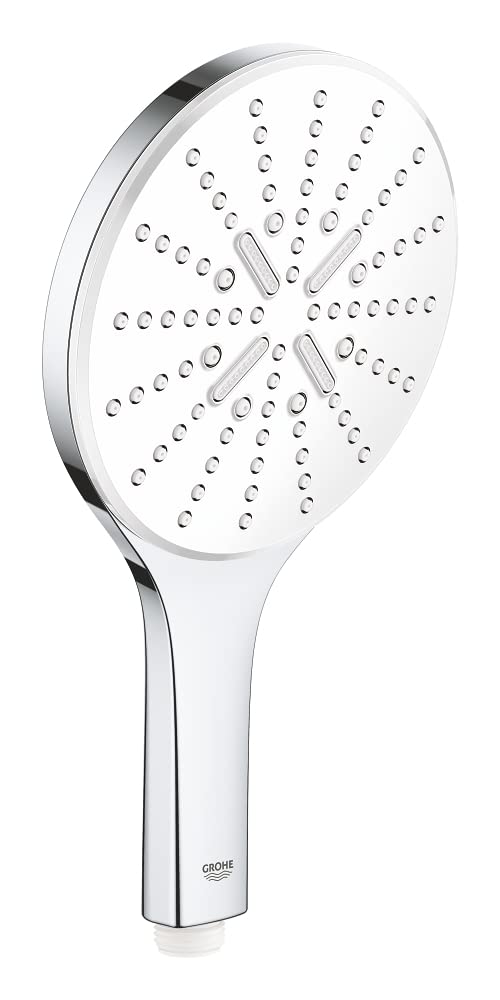 

26554LSO (26554LSJ) GROHE Smart Active 150mm Round Hand Shower, Chrome/White (Authentic GROHE Online Store, Compliant with Japanese Standards)