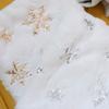 Home Decor Snowflake Christmas Plush Pillowcase INS Style Square Throw Pillowcover White Cushion Cover Living Room/Office