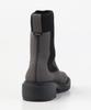 Steppi Washable Side Gore Knit Boots with Stretchy Low Heels and Size 6H Women's Waterproof, Soft, Comfort, SESISW0014, Black,