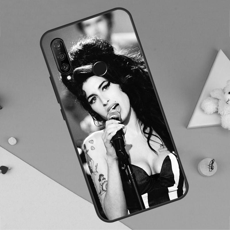 Amy Winehouse For Huawei P30 P40 Lite P60 Pro Nova 7i 8i 11i 12i 12s 10 9 SE Y90 Y60 Y70 Y72 Y61 Y91 Case