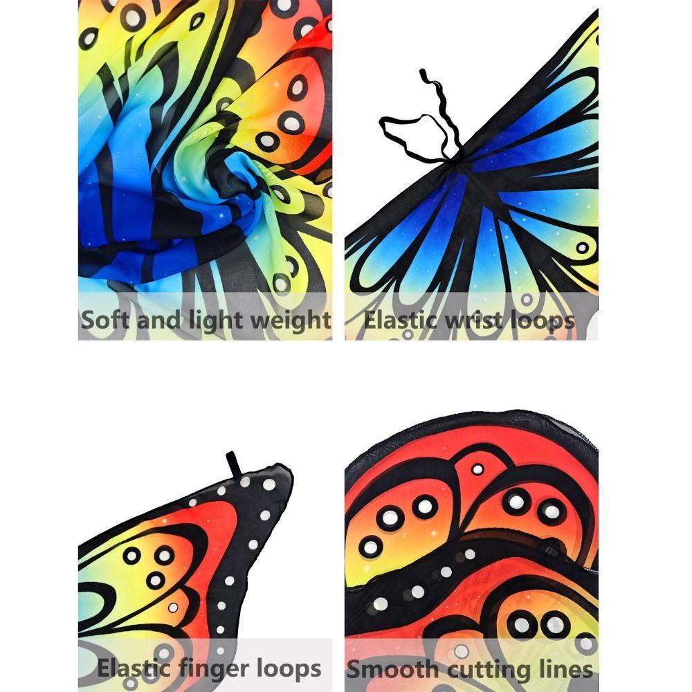 Cosplay Costume Cape Butterfly Fancy Dress Fairy Shawl  Party Accessories