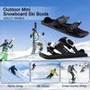 Mini Short Ski Skates Snowboardstiefel Skiboards Verstellbare Kurze Mini Schlittschuh Ski Schuhe für Winter Outdoor Sport Zubehör