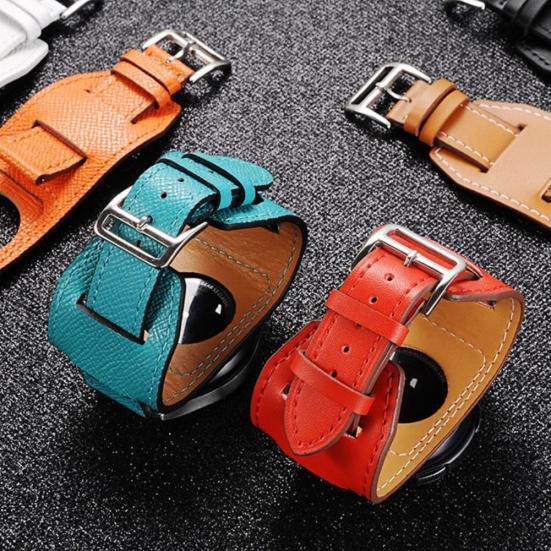 Replacement Genuine Leather Bracelet for Samsung Watch Band Gear S3 Frontier