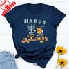 Happy Hanukkah Shirt Jewish Holiday Saying Religious for Printed Tshirt Tops Unisex High Quality Cotton Regular Short Sleeve
