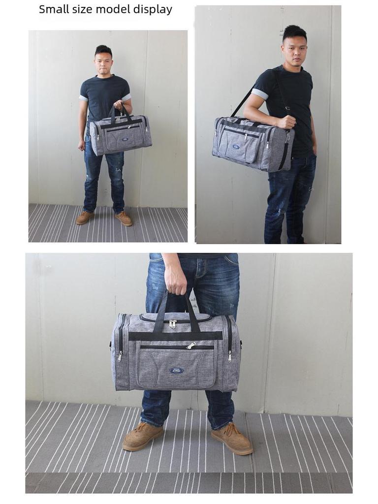 Lehká nepromokavá duffelová taška z oxfordské tkaniny pro služební cesty - Více velikostí, Skládací příruční