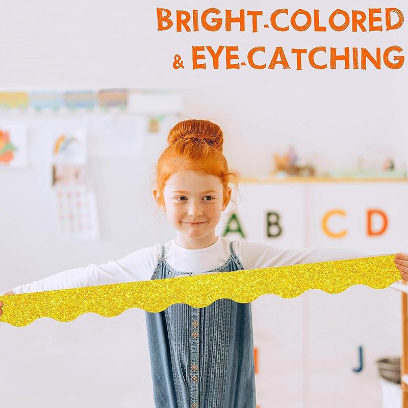 32 Colors 18M Self Adhesive Border Classroom Decors Border Trim Sticker Colorful Dot Trim Border Bulletin Board Border Trim