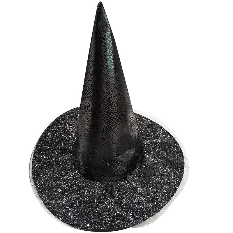 Wizard & Witch Hat Costume with Wig for Kids & Adults