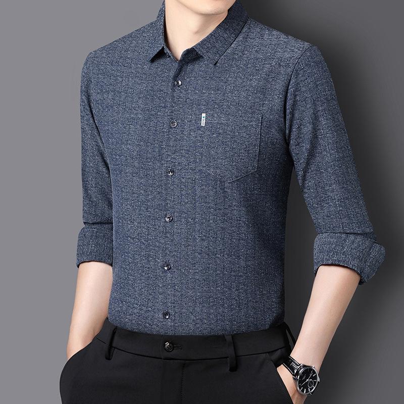 

Мужские рубашки с длинным рукавом. Модные мужские рубашки однотонного цвета. Новые рубашки для мужчин. 4XL