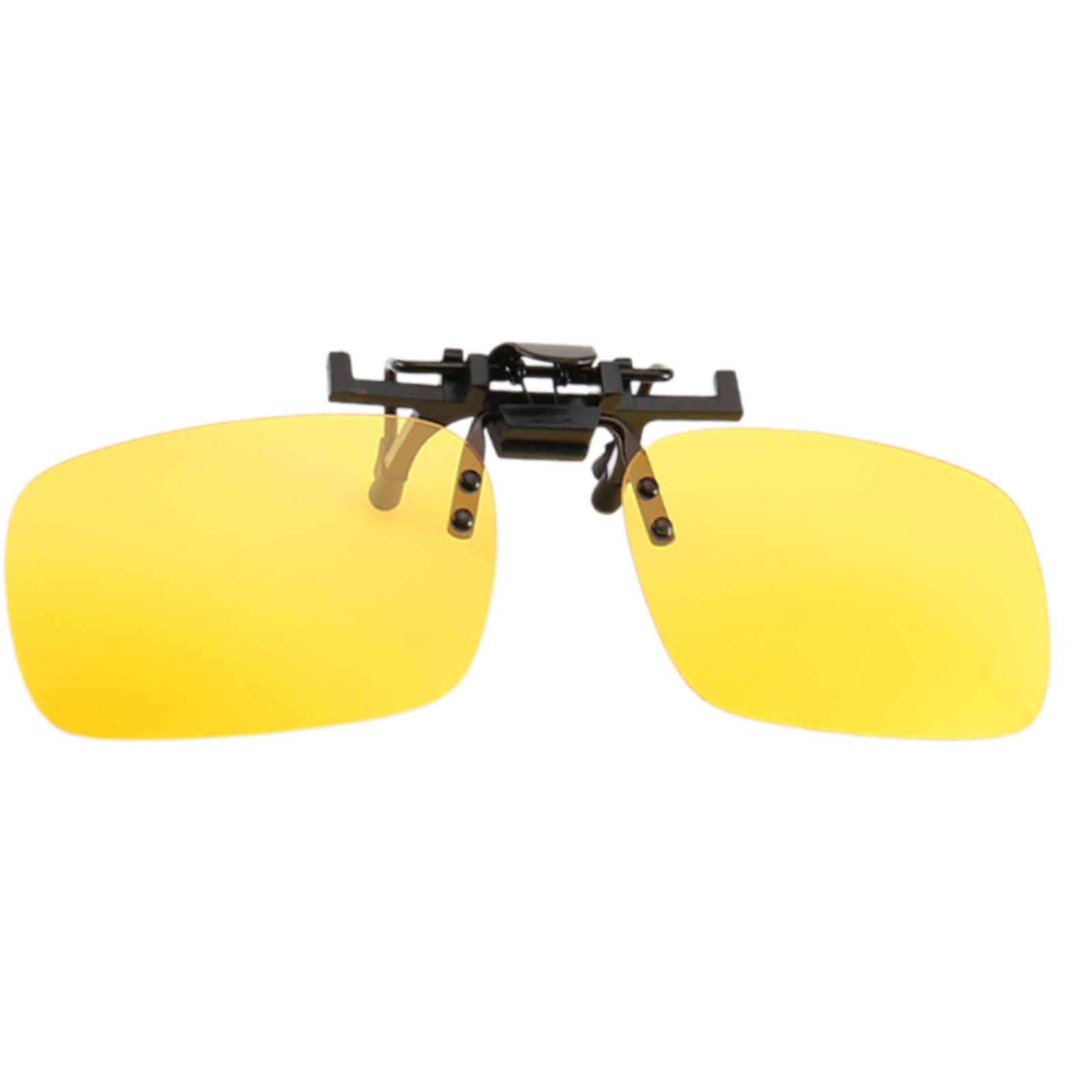 

Поляризованные цветные клипсы для очков для улучшения четкости при слабом освещении Светоблокирующий фильтр для очков / горнолыжных очков B