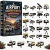 Transportation Advent Calendar With Acrylic Material For Holiday Gift And Kids Play