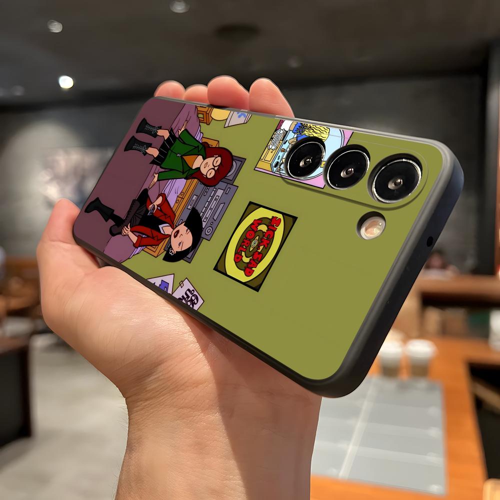 

C-Cool-D-Daria Phone Case For Samsung A56 A36 A26 A16 A15 A25 A35 A55 A14 A34 A24 A54 Black Soft Shell Samsung A34