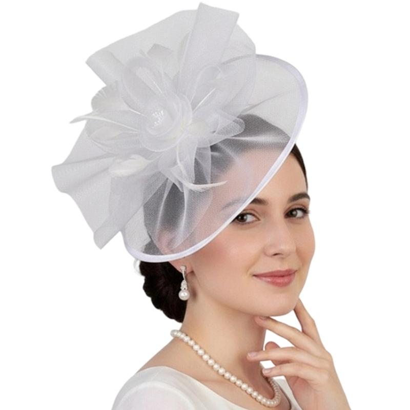 Delicaat Tule Sluier Hoofddeksel Fascinator Hoofdband Voor Bruiloften Feesten En Speciale Gelegenheden Meerdere Stijlvolle Kleuren