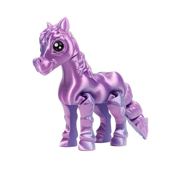 

3D-печатная фигурка лошади, подвижная лошадь, крылатый единорог, игрушка, гибкая фигурка животного для снятия стресса, настольный декор для дома и офиса I