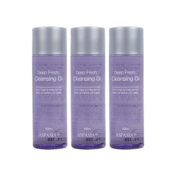 [OFK290R8]ASPASIA Deep Fresh Cleansing Oil, 3-pack (12132318)
