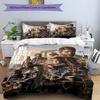 3pcs The Last of Us Bedding Set Duvet Cover Closure Includes 1 Duvet Cover & 2 Pillowcases, Soft and Comfortable for All Seasons.
