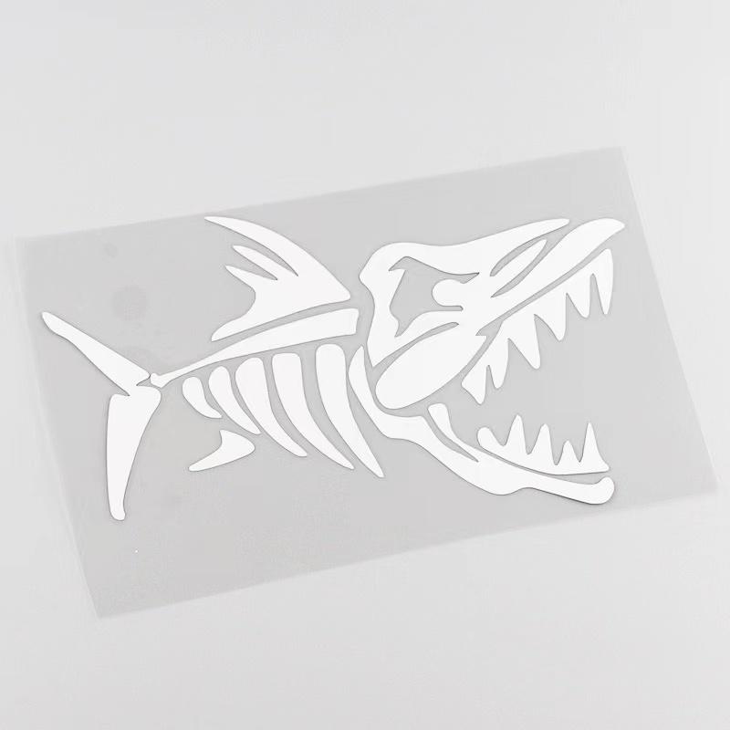 Fish Skeleton Skull funny vinyl car sticker waterproof car decal stickers on car truck bumper rear window