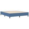 Platform Bed Frame Blue 180 x 200 cm Corduroy Fabric