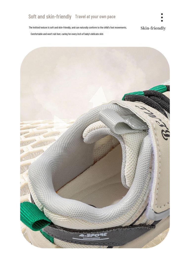 2026 Spring Baby Walker Non-Slip Mesh Shoes for Toddlers and Infants