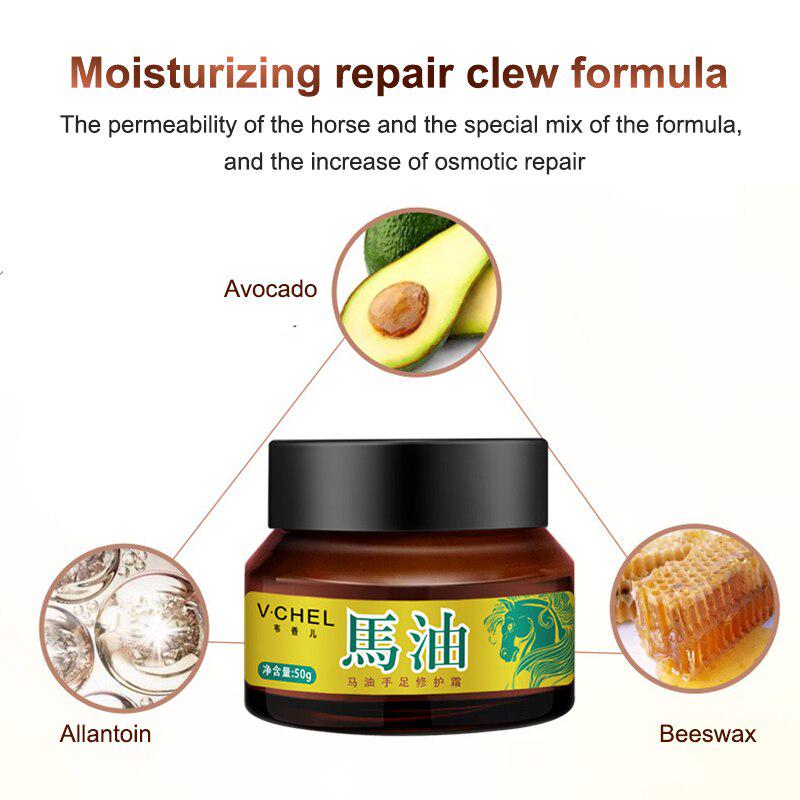 Moisturizing Repair Hand Foot Cream Anti-Aging Horse Oil Skin Whitening Nourishing Hydrating Hand Cream Hand Care