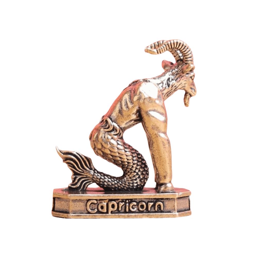 Vintage Collectible Figurines Miniature Artisan Craft The Twelve Zodiac Signs Decoration 12 Constellation Statue Gift Ornaments