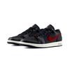Jordan Air Jordan 1 Cool Black Abrasion Resistant Low top Vintage Basketball Shoes Unisex Black Red 553558-081(Team1253-)