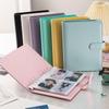 A5 PU Leather Card and Photo Album, Xiaohongshu Style - High-Value, Solid Color Design, Ideal for Star-Collecting and Card Storage