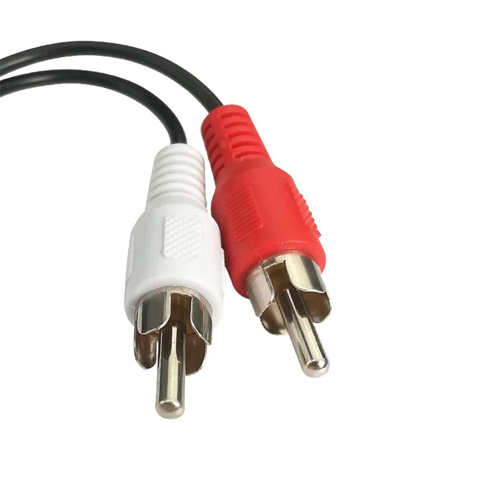 3,5-mm-Klinkenstecker auf 2 Cinch-Buchsen Cinch Stereo Y Audio-Kabel Konverter Adapter Hohe Qualität Großhandel