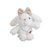 Plushie Cute Rabbit Keychain With Soft Long Fur For Bag Accessories