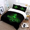 Werder Bremen Neon Bedding Set Bedding Duvet Cover Set Duvet Cover Pillowcases Home Decor (1 * Duvet Cover 2 * Pillowcases, Without Duvet Insert)