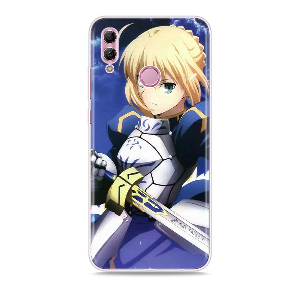 

Силиконовый чехол с изображением мультфильма Fate Stay Night Saber для Honor 30 30S 30i 9 10 9A 9C 9S 9N 10i 10X 9X Lite Pro 5G Honor 30 Pro Plus