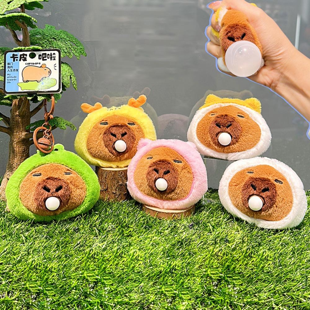

Sweet Keychain Cartoon Bubble Capybara Gift Accessories Hot Sale Pendant Gift 3