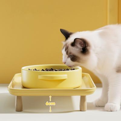 Raised Pet Feeder Bowl Stand Washable Pet Food Tray Pet Feeding Bowl Stand for Cat Dog Puppy Pet Feeding Supplies