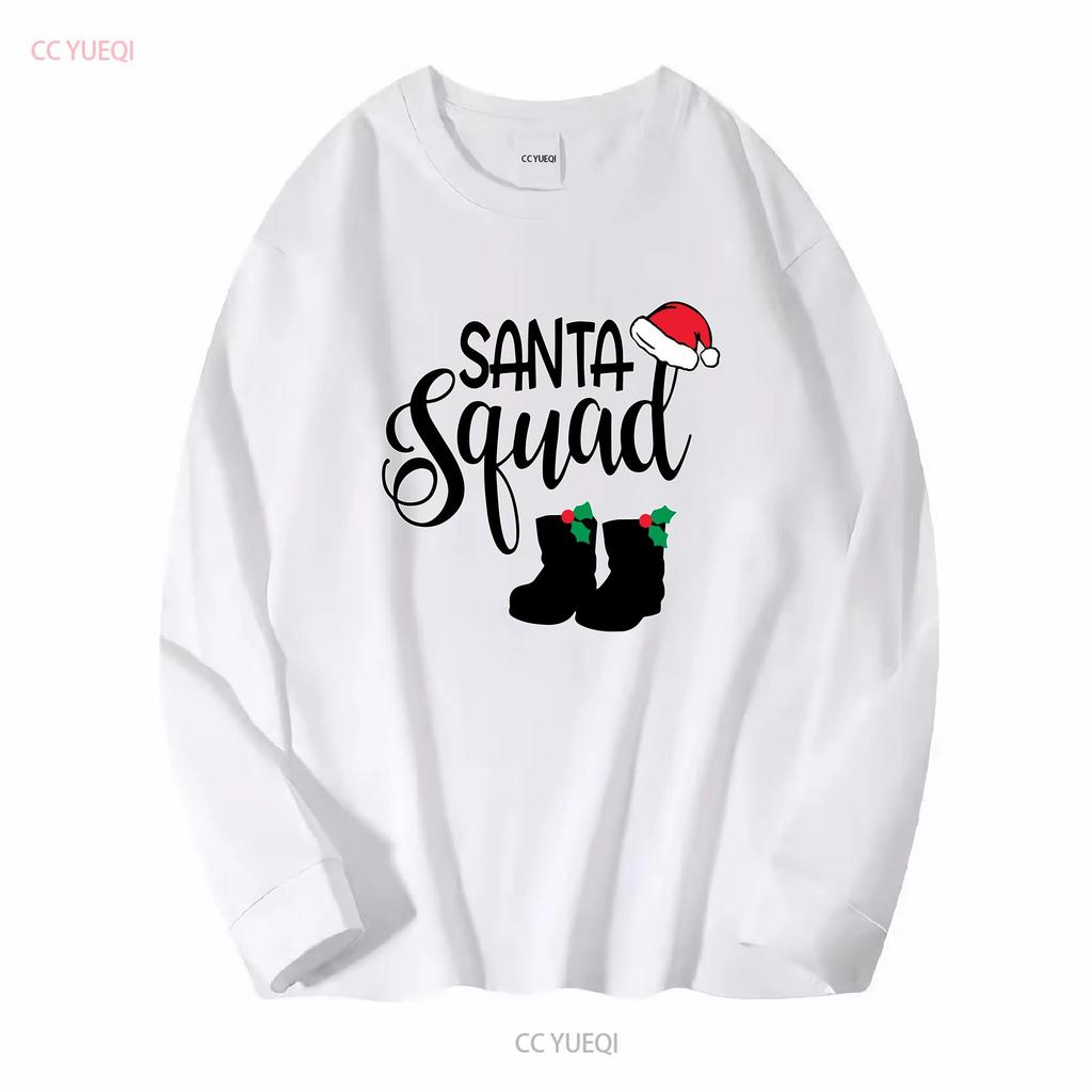 Santa Squad Christmas Festive Mens T Shirt Secret Holiday Xmas Gift Vintage Washed Top For Everyday Wear Homme Casual Graphic