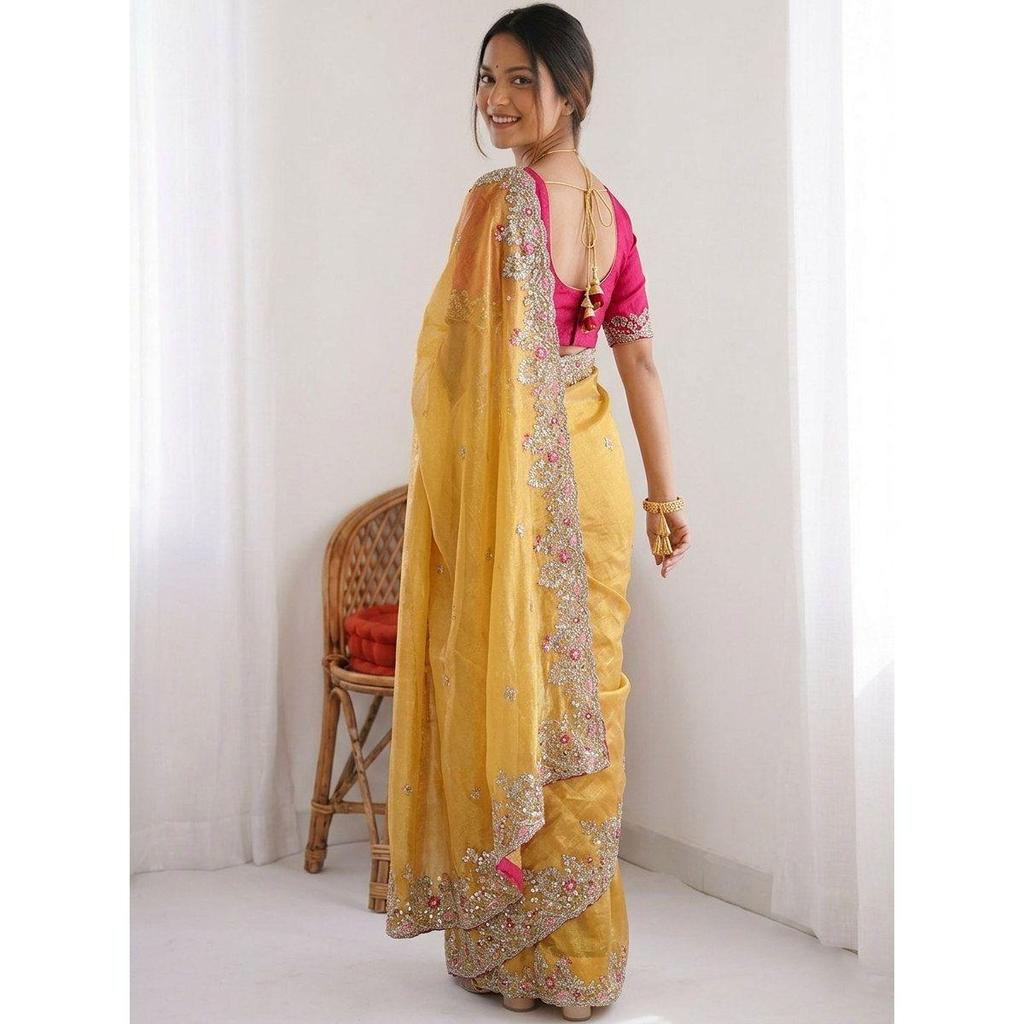 Collezione Speciale Saree Ricamati per Matrimoni Premium