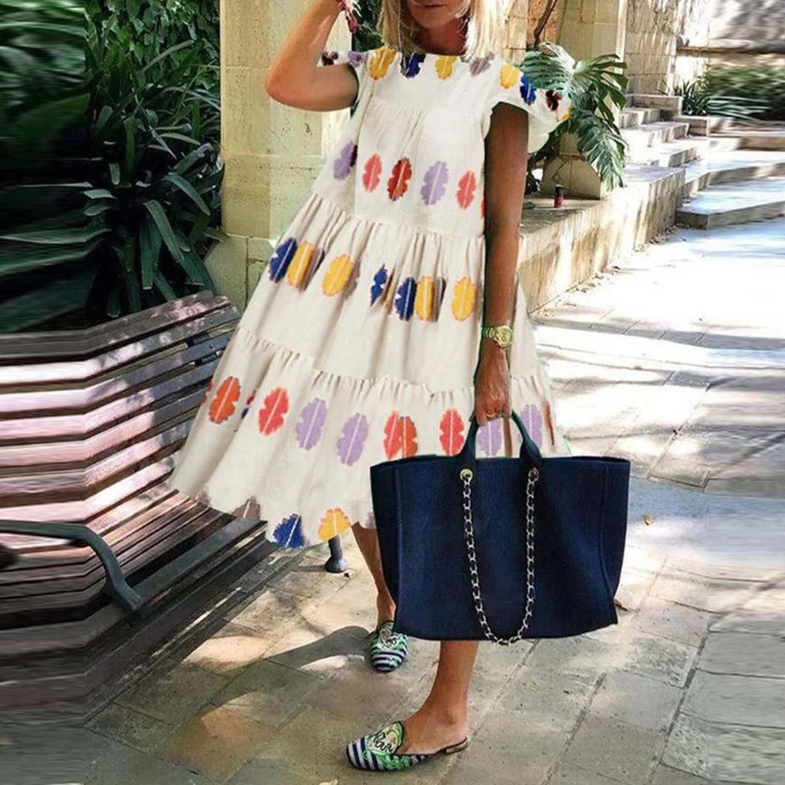 

Женское летнее милое короткое платье с рюшами в стиле бохо, однотонные распашные платья трапециевидной формы с высокой талией S белый