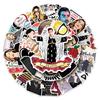 50pcs Rich Kids Poor Kids Graffiti Stickers for Laptop, Suitcase, Car, Skateboard, and Phone