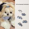 Yorkshire Terrier & Maltese Puppy Hair Ties - Pet Headwear & Fabric Hair Ropes.