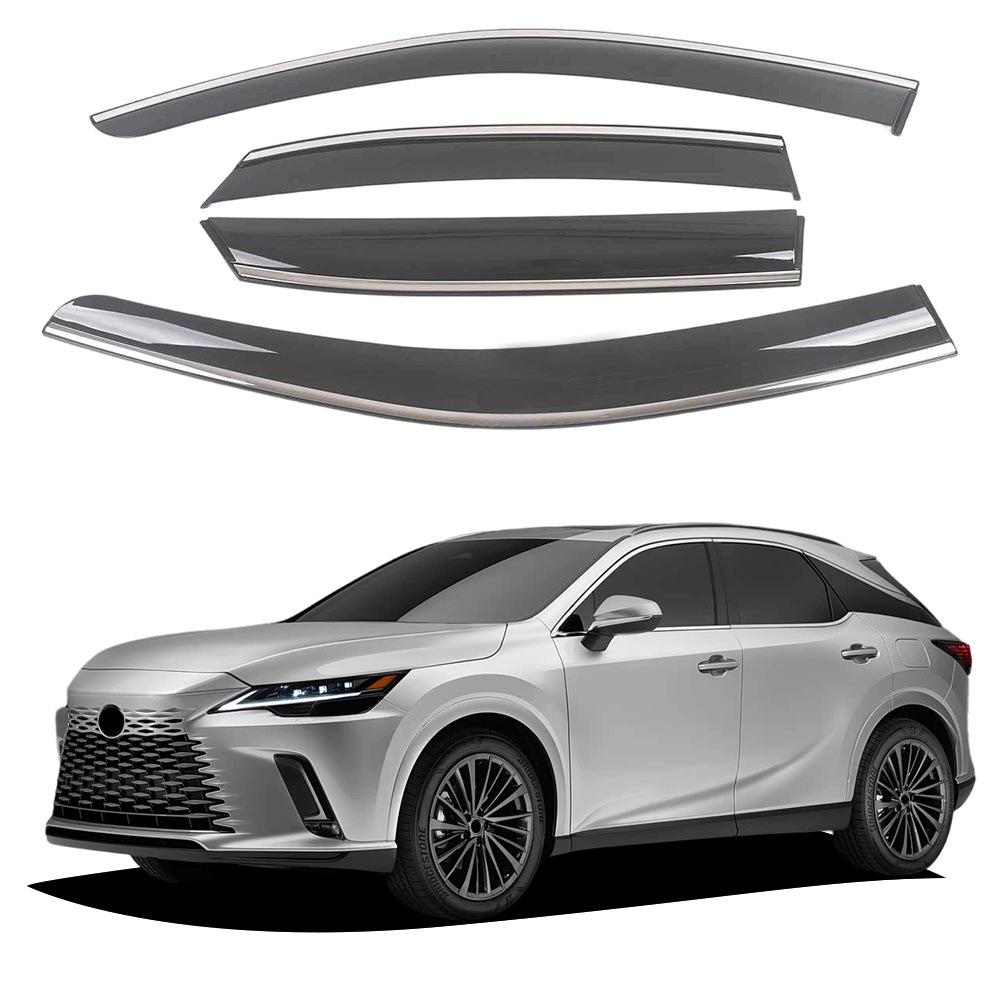 Lexus RX 2023 Window Rain Guard Deflector Visor - Thickened Bright Strip