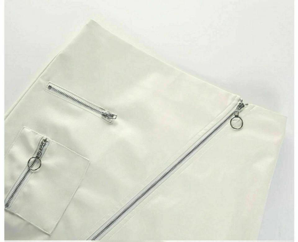 Kožená sukně Dámská Sukně z pravé kůže Ručně šitá Pravá jehněčí kůže Měkká Stylová