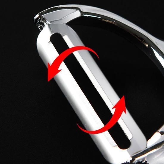 Stainless Steel Vegetable Peeler, Y Style And Straight Swivel Peeler, Heavy Duty Metal Peeler for Potato Apples Carrot, Kitchen Tool