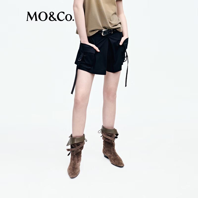 MO&Co. Pleated A-Line Skort