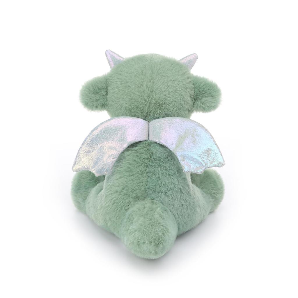 Apricot Lamb Grass Green Dragon Plush Toy for Kids, Soft and Cute Fluffy Grass Green Dragon for Girls and Boys, 20cm