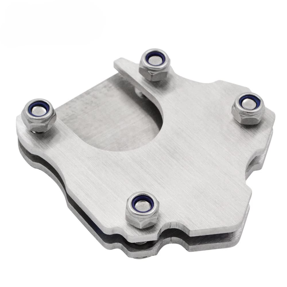 

ZSADZS Универсальная подставка для мотоцикла, удлинитель, подставка для велосипеда, боковая подножка, пластина, универсальная накладка, удлинитель, нержавеющая сталь, для бездорожья