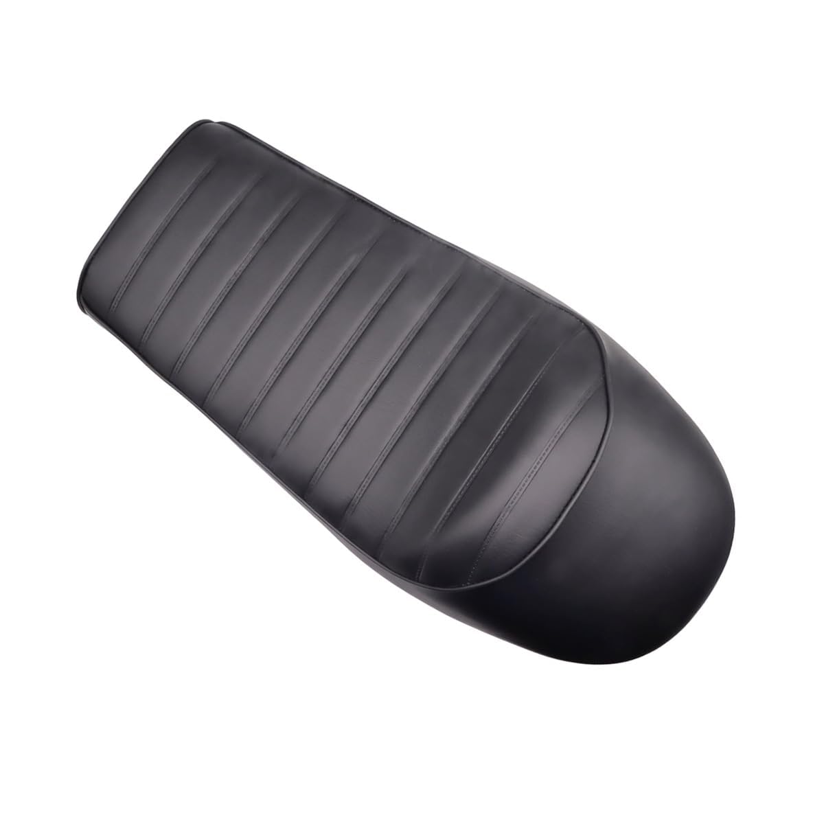 

JPMODAO Black Cafe Racer Seat for PU Vintage Hump Compatible with Cafe Racer Models Motorcycles, Leather, Coupe, Style, чёрный