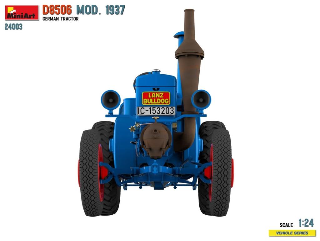 Miniart German Tractor D8506 1937 Plastic Model MA24003 1/24