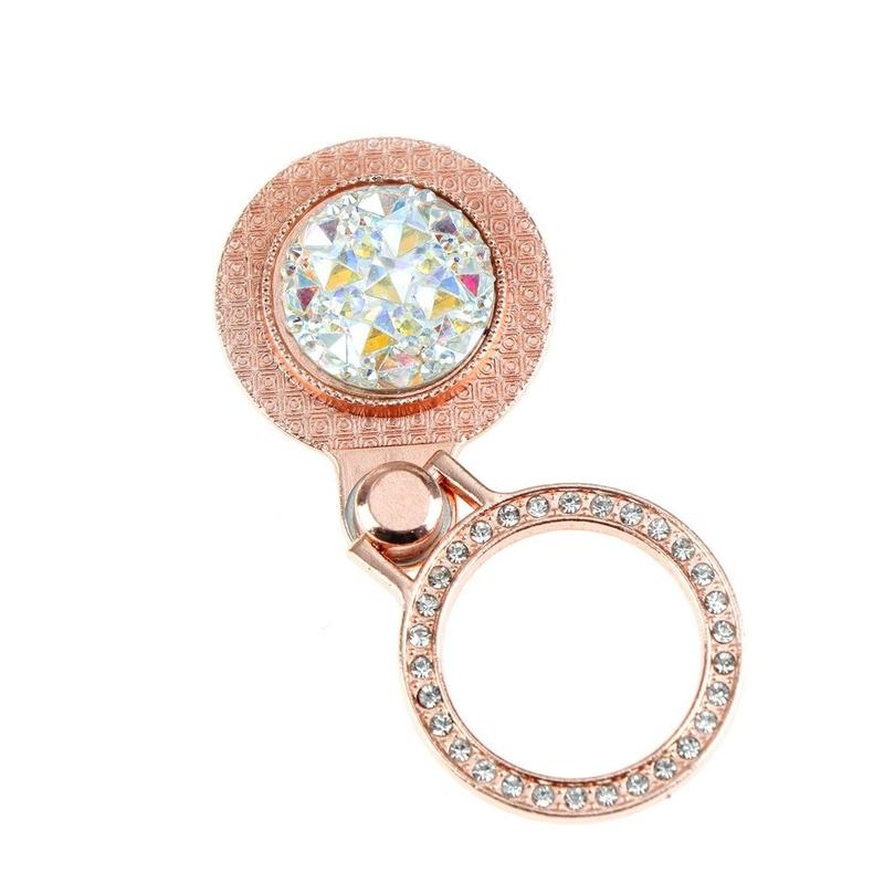 Round 360 Degree Finger Ring Mobile Phone Grip Stand Holder  Phone Mount Stand