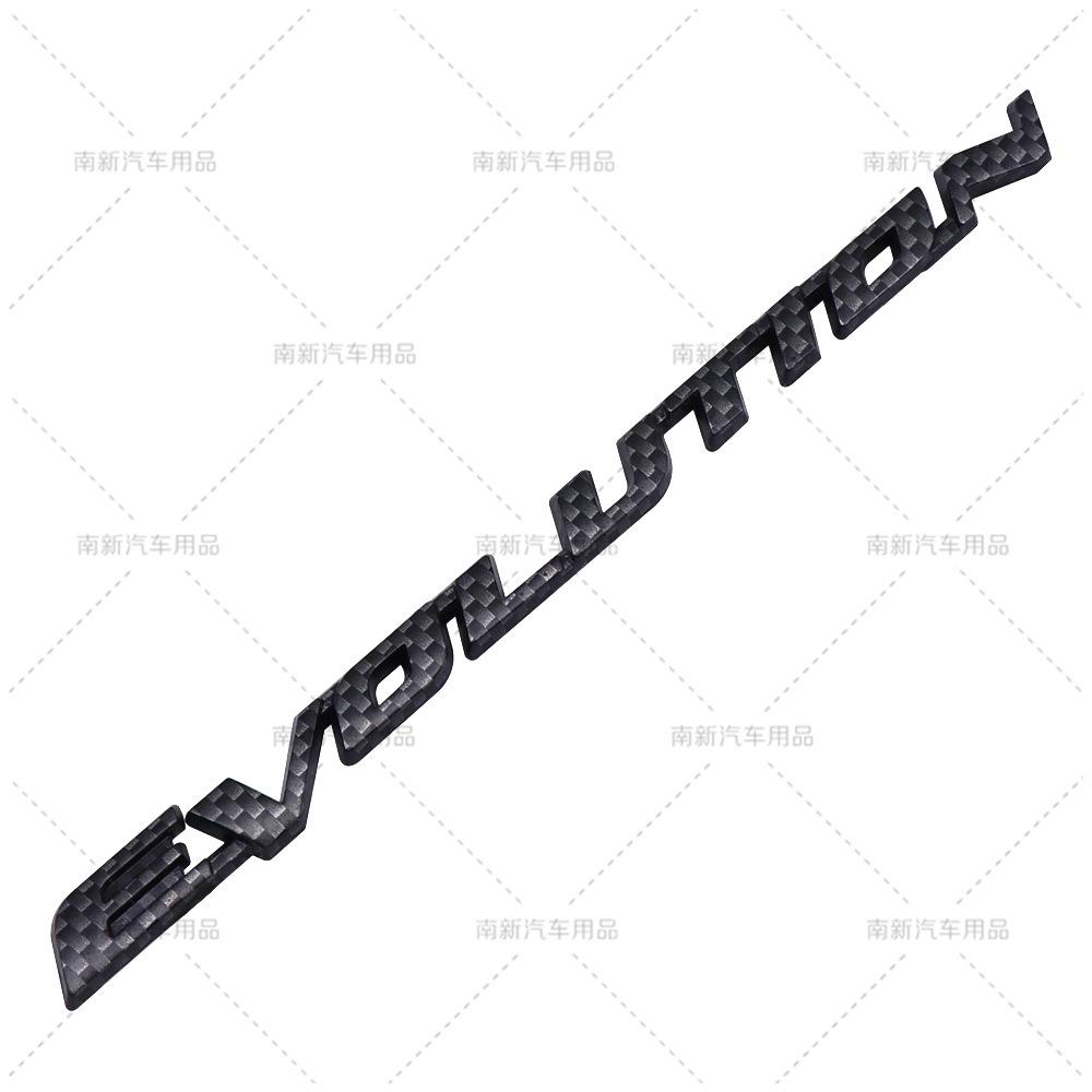 Applicable To Outlander Lancer Diamond Yishen Modified EVOLUTION Car Logo Rear Logo Body