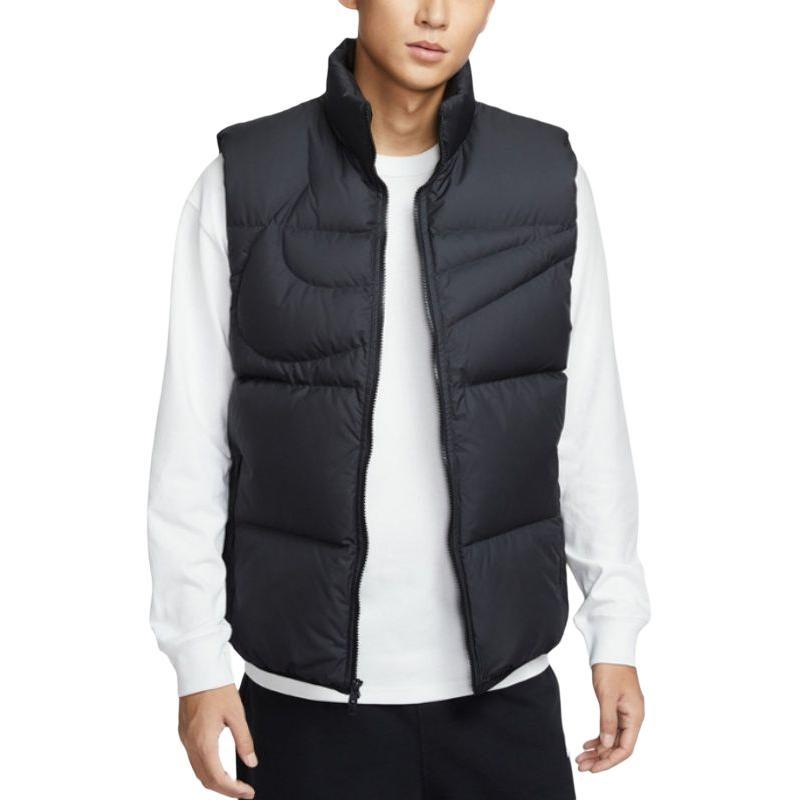 Nike Vests Men's Black Stand Collar Moderate Other IH2369-010