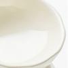 Non-slip Ceramic Pet Bowl High Foot Design, Creative Slanted Flat Mouth Food Water Feeding Basin for Cat Dog